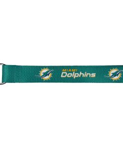 Miami Dolphins Wristlet Lanyard Keychain