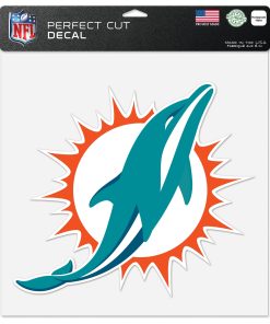 Miami Dolphins 12 x 12 Logo Decal