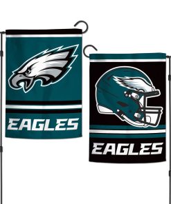 Philadelphia Eagles Helmet 2-Sided Garden Flag