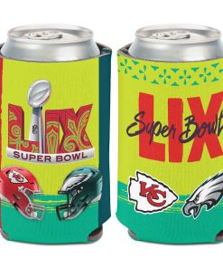 Philadelphia Eagles v. Kansas City Chiefs Super Bowl LIX Can Cooler - Dueling