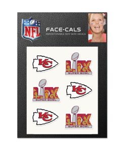 Kansas City Chiefs Super Bowl LIX Face-cals