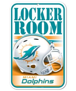 Miami Dolphins 11 x 17 Locker Room Sign