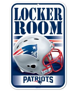 New England Patriots 11 x 17 Locker Room Sign