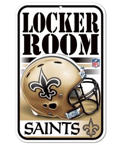 New Orleans Saints 11 x 17 Locker Room Sign