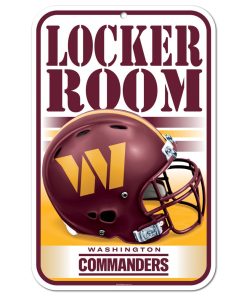 Washington Commanders 11 x 17 Locker Room Sign