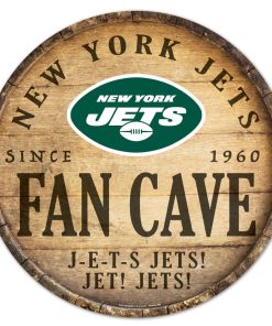 New York Jets 14 Fan Cave Barrel Sign