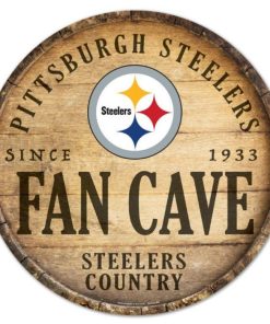 Pittsburgh Steelers 14 Fan Cave Barrel Sign