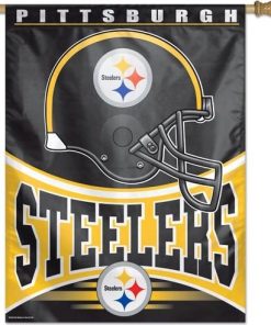 Pittsburgh Steelers 27 X 37 Vertical Flag