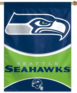 Seattle Seahawks 27 X 37 Vertical Flag