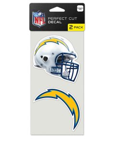 Los Angeles Chargers 2 Pk Color Decal Set