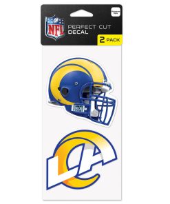 Los Angeles Rams 2 Pk Color Decal Set