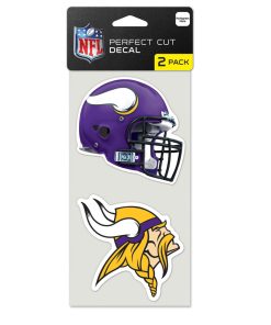 Minnesota Vikings 2 Pk Color Decal Set