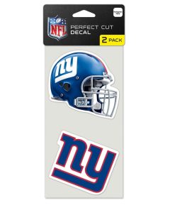 New York Giants 2 Pk Color Decal Set