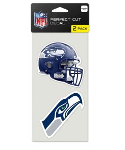 Seattle Seahawks 2 Pk Color Decal Set