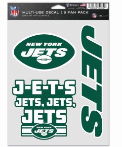 New York Jets 3pc Fan Multi Use Decal Set