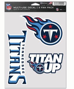 Tennessee Titans 3pc Fan Multi Use Decal Set