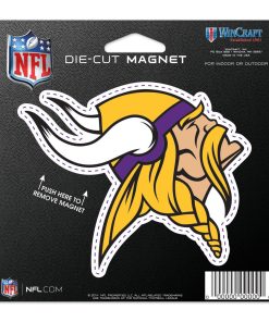 Minnesota Vikings 4.5 DieCut Logo Magnet