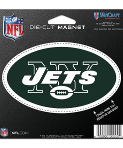 New York Jets 4.5 DieCut Logo Magnet