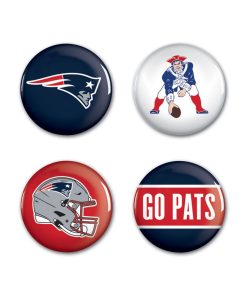 New England Patriots 4 Pack Buttons