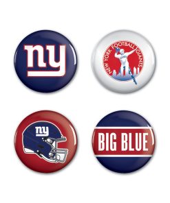 New York Giants 4 Pack Buttons