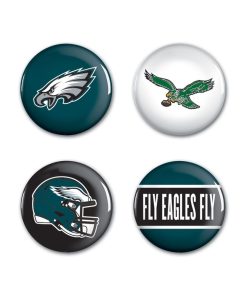 Philadelphia Eagles 4 Pack Buttons