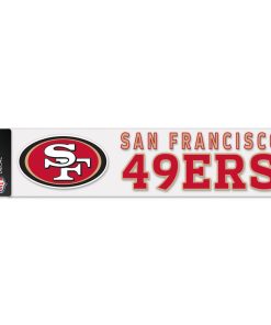 San Francisco 49ers 4 x 17 Decal Color