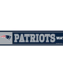 New England Patriots 4 x 19 Street Sign