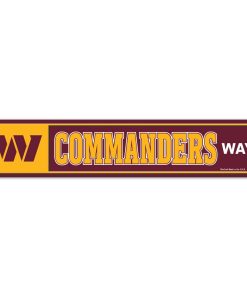 Washington Commanders 4 x 19 Street Sign