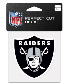 Las Vegas Raiders 4 x 4 Logo Decal
