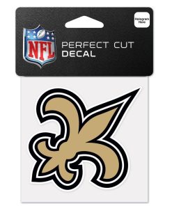 New Orleans Saints 4 x 4 Logo Decal