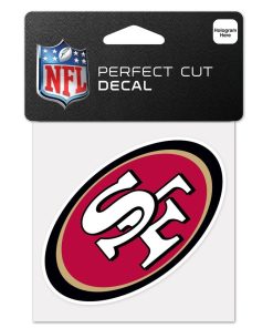 San Francisco 49ers 4 x 4 Logo Decal