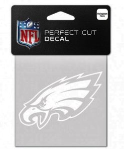Philadelphia Eagles 4x4 Decal White