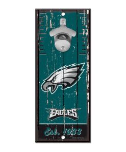 Philadelphia Eagles 5 x 11 Bottle Opener Wall Sign