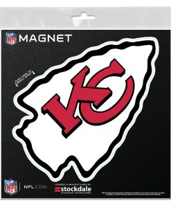 Kansas City Chiefs 6 x 6 Die-Cut Logo Magnet
