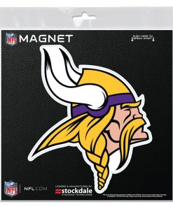 Minnesota Vikings 6 x 6 Die-Cut Logo Magnet