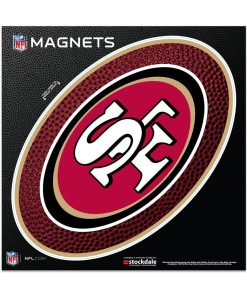 San Francisco 49ers 6 x 6 Die-Cut Logo Magnet