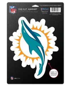 Miami Dolphins 8 Die Cut Magnet