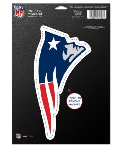 New England Patriots 8 Die Cut Magnet