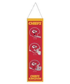 Kansas City Chiefs 8 x 32 Evolution Wool Banner