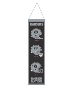 Las Vegas Raiders 8 x 32 Evolution Wool Banner