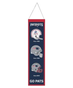New England Patriots 8 x 32 Evolution Wool Banner