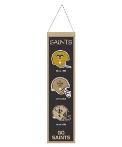New Orleans Saints 8 x 32 Evolution Wool Banner