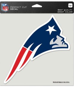 New England Patriots 8 x 8 Color Decal