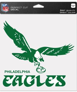 Philadelphia Eagles 8 x 8 Retro Color Decal