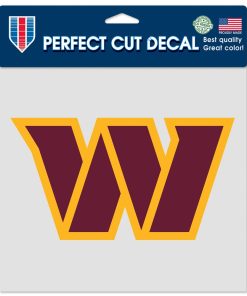 Washington Commanders 8 x 8 Color Decal