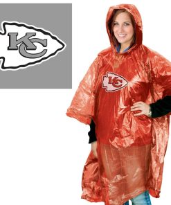 Kansas City Chiefs Adult Poncho