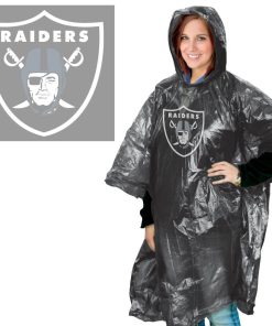 Las Vegas Raiders Adult Poncho