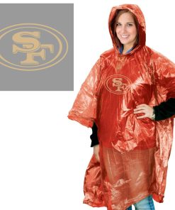 San Francisco 49ers Adult Poncho