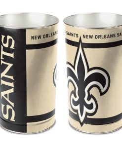 New Orleans Saints Trash Can