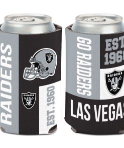 Las Vegas Raiders Color Block Can Cooler